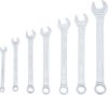 Spanner Set, ring/open ended 7-piece Combination Spanner Set, 6 - 17 mm