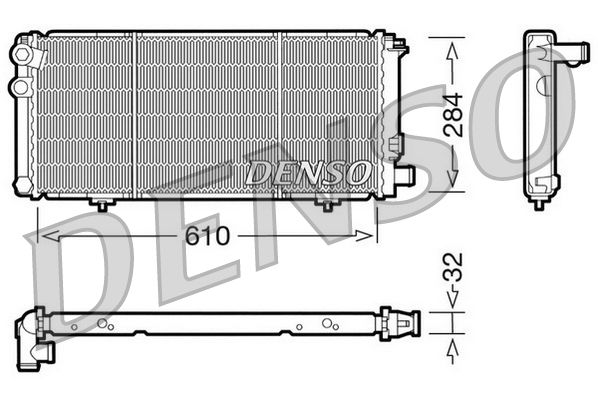 Radiator, engine cooling PEUGEOT 205 Diesel Radiator, engine cooling PEUGEOT 205 Diesel