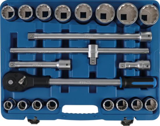 Power Socket Set Padrunvõtmete komplekt, 3/4" , 12 kant , 21 osa
