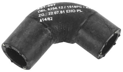 Water connection pipe, auxilliary heater Vormvoolik 90€ Di=18, Do=26