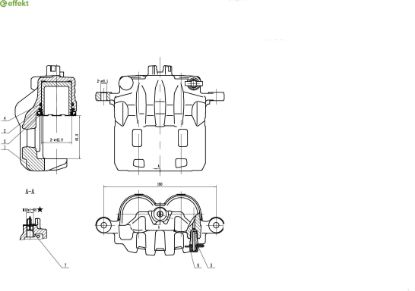 Brake Caliper SUBARU - 26292-AE160