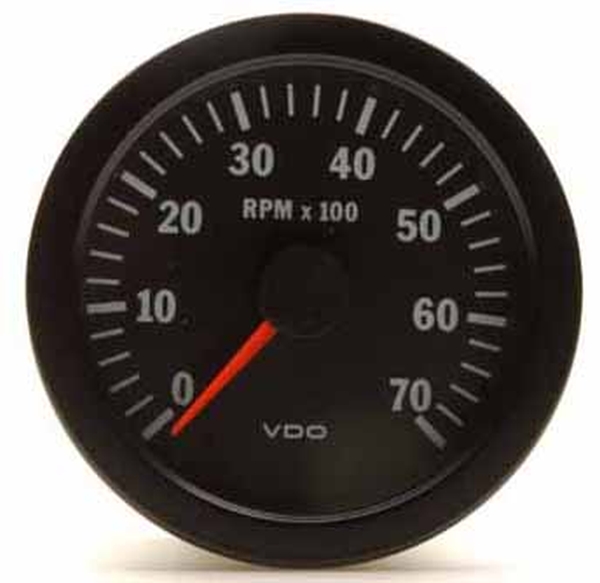 Revolution Counter 12V 80mm 0 - 7000 p/min Revolution Counter 12V 80mm 0 - 7000 p/min