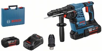 Electrical Tool Set (rechargeable) GBH 36 VF-LI Plus, 2x6.0Ah, 3680CV, 36V, 4 - 28 mm Electrical Tool Set (rechargeable) GBH 36 VF-LI Plus, 2x6.0Ah, 3680CV, 36V, 4 - 28 mm
