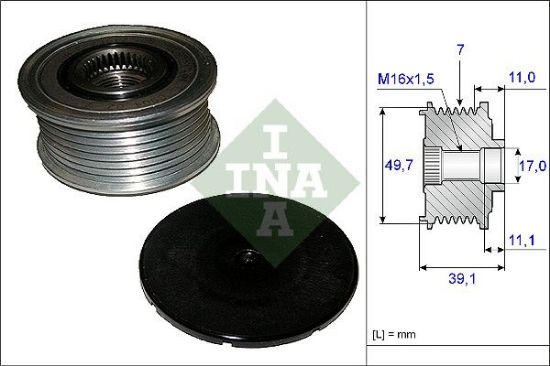 Alternator Freewheel Clutch MERCEDES-BENZ - 642 150 08 60