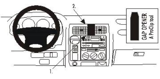 Trim Frame Toyota LandCruiser 90 97-02