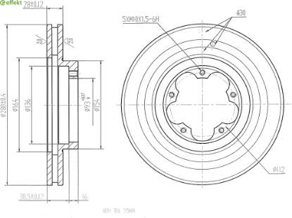 Brake Disc FORD - 1 371 394