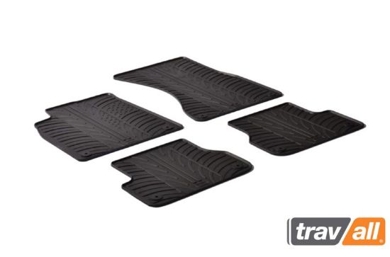 Non-skid Inset Mat AUDI A6/A7/RS6/RS7/S6/S7 (10-)(4P+FIX)