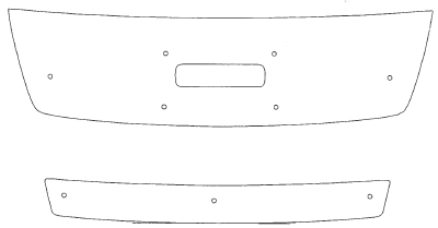 Trim/Protection Strip, radiator grille Isuzu D-Max 2007-2012