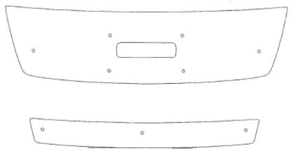 Trim/Protection Strip, radiator grille Isuzu D-Max 2007-2012