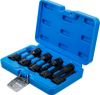 Power Socket Set 9-piece Impact Bit Socket Set, Spline, M4-16, 1/2"