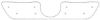 Trim/Protection Strip, radiator grille MB Sprinter 2000-2006