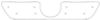 Trim/Protection Strip, radiator grille MB Sprinter 2000-2006