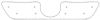 Trim/Protection Strip, radiator grille MB Sprinter 2000-2006