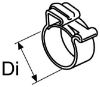 Holding clamp, auxilliary heater klamber 10-12,5mm (1tk)