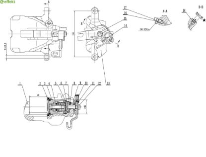 Brake Caliper RENAULT - 77 01 056 166
