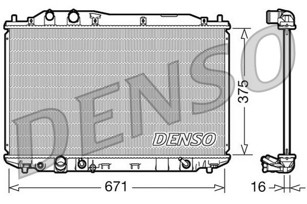 Radiator, engine cooling HONDA Civic VII 1.6 i * Aut Radiator, engine cooling HONDA Civic VII 1.6 i * Aut