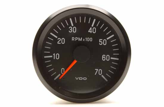 Revolution Counter 12V 80mm 0 - 7000 p/min