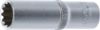 Socket Wrench Insert 3/8" Deep Socket "Gear Lock", 13 mm