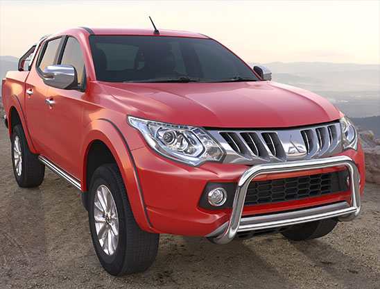 Frontal Protection Bar Mitsubishi L200 15- 60mm+42mm