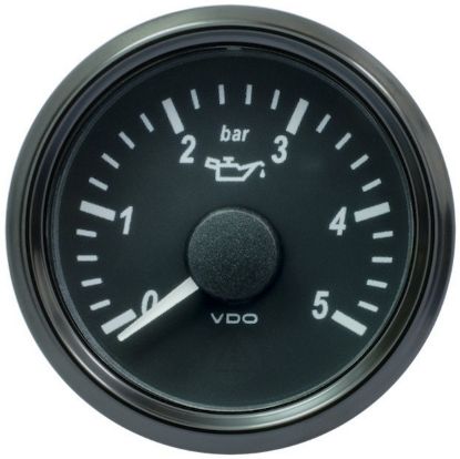 Gauge, oil pressure SingleViu 0248 5bar, Must, 52mm