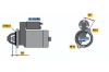 Starter MERCEDES-BENZ - 004 151 89 01