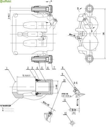 Brake Caliper MERCEDES-BENZ - 003 420 85 83 Brake Caliper MERCEDES-BENZ - 003 420 85 83