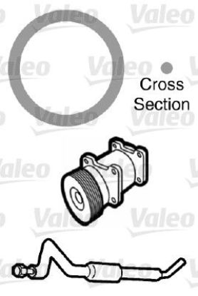 Gasket, coolant pipe OPEL/GM