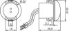 Side Marker Light 9-33V, 33mm, 150mm kaabel