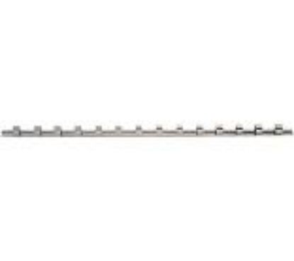 Clip-on Rail, socket wrench Insert 3/8" padrunvõtmete hoidik, 15 kohta