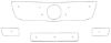 Trim/Protection Strip, radiator grille VW Transporter T5 07-09
