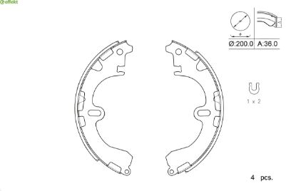 Brake Shoe Set Toyota