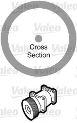Gasket, coolant pipe OPEL/ VOLVO