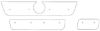 Trim/Protection Strip, radiator grille Fiat Ducato 2002-2006