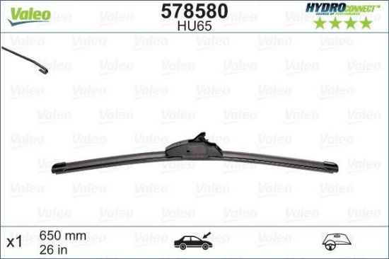 Wiper Blade VALEO HydroConnect Upgrade 65cm