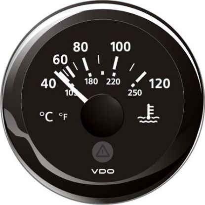 Gauge, coolant temperature VLB temp 12/24V 120C