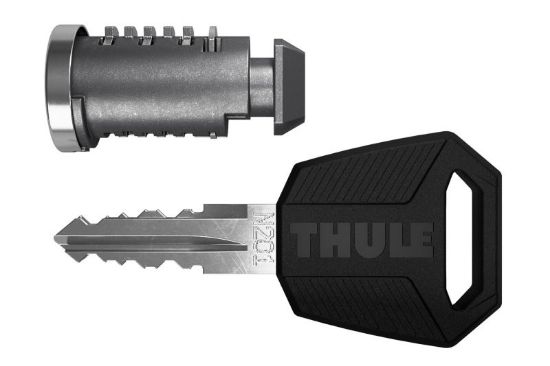 Lock Set, roof rack One-Key System, 6 lukku/2 võtit