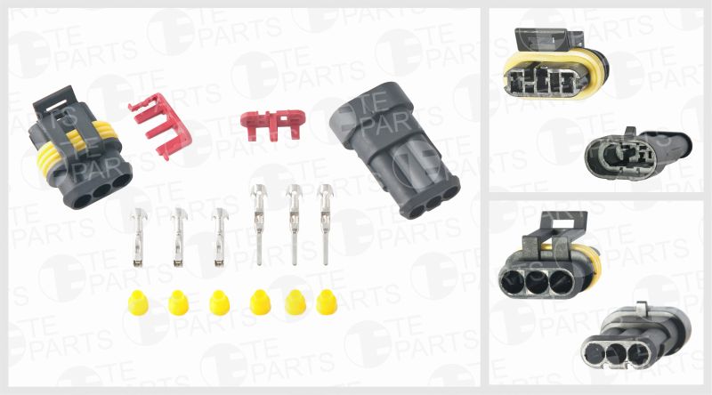 Cable Connector Kit 3 PIN komplekt "superseal" ISA + EMA