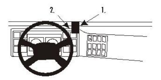 Trim Frame Volvo FL6 00-002 keskele
