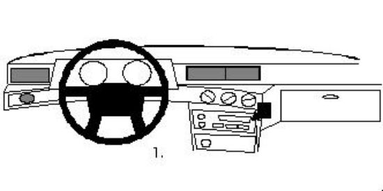 Trim Frame Volvo 740 91-/940 91-98