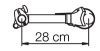 Extension Set, trailer hitch bike carrier Omnibike 2 raami hoidik 28cm