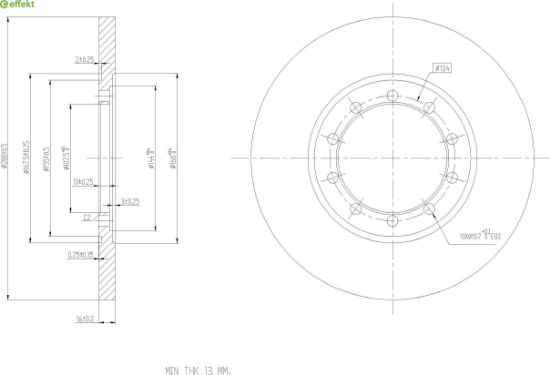 Brake Disc FORD - 1 371 420