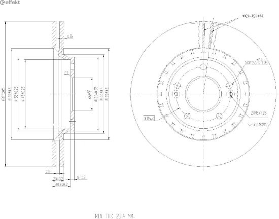 Brake Disc KIA - 51712-C1000