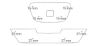 Trim/Protection Strip, radiator grille Seat Leon 2010-2012