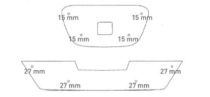 Trim/Protection Strip, radiator grille Seat Leon 2010-2012
