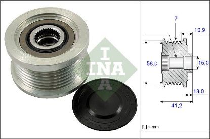 Alternator Freewheel Clutch LAND CRUISER (KDJ12_, GRJ12_)