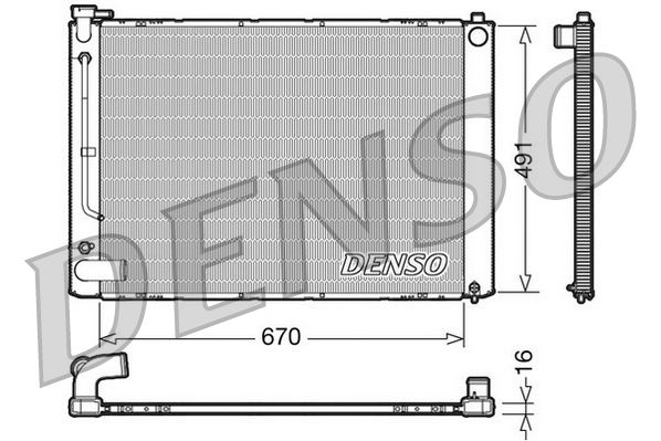 Radiator, engine cooling TOYOTA Harrier / Lexus RS Au