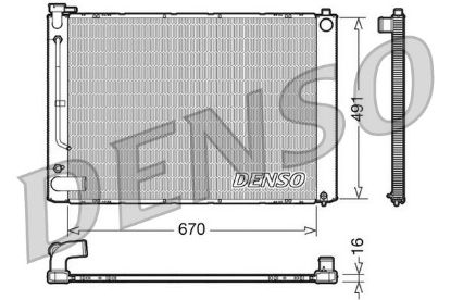 Radiator, engine cooling TOYOTA Harrier / Lexus RS Au