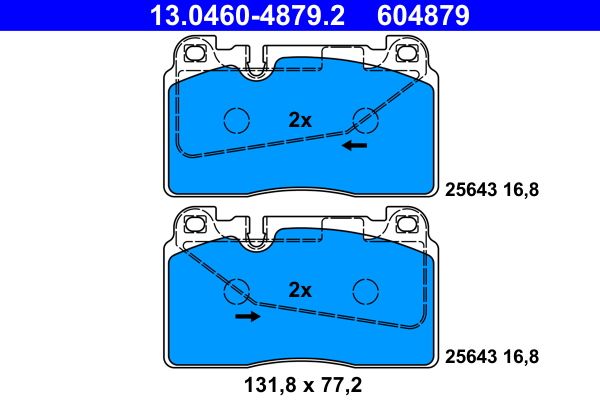 Brake Pad Set, disc brake -