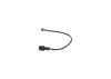 Warning Contact, brake pad wear -