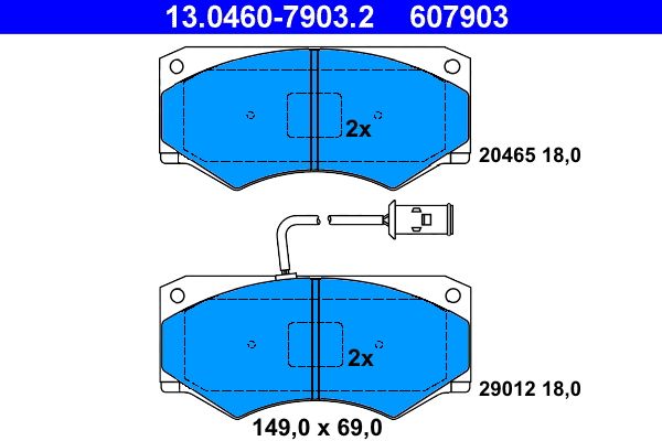 Brake Pad Set, disc brake -